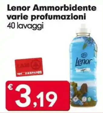 Despar Lenor Ammorbidente varie profumazioni 40 lavaggi offerta