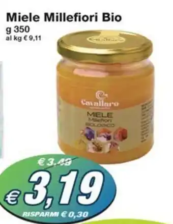 Prix Quality Miele Millefiori Bio g 350 offerta