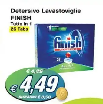 Prix Quality Detersivo Lavastoviglie FINISH Tutto in 1 26 Tabs offerta