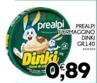 Enne Market PREALPI FORMAGGINO DINKI GR.140 offerta