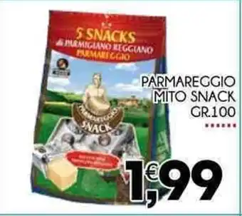 Enne Market PARMAREGGIO MITO SNACK GR. 100 offerta