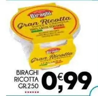 Enne Market BIRAGHI RICOTTA GR.250 offerta