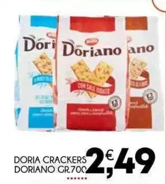 Enne Market DORIA CRACKERS DORIANO GR.700 offerta