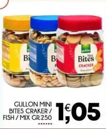 GULLON MINI BITES CRAKER / FISH/MIX GR.250