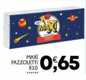 Enne Market MAXI FAZZOLETTI X10 offerta