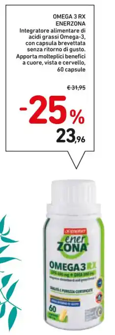 Spazio Conad OMEGA 3 RX ENERZONA 60 capsule offerta