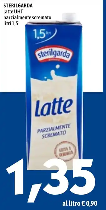 MEGA STERILGARDA latte UHT parzialmente scremato litri 1,5 offerta