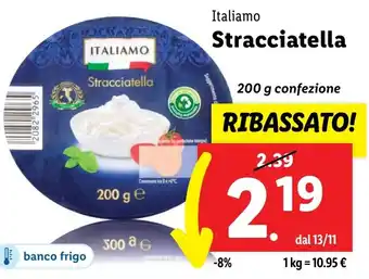 Lidl Italiamo Stracciatella 200 g confezione offerta