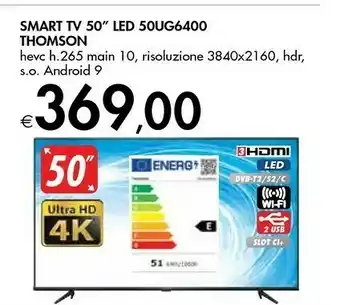 Bennet Thomson Smart Tv 50" Led 50UG6400 offerta
