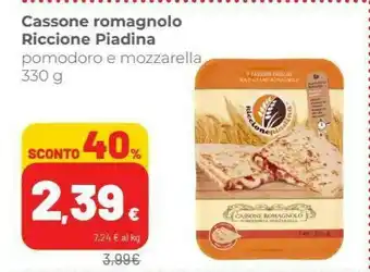 Coop Riccione piadina Cassone Romagnolo offerta