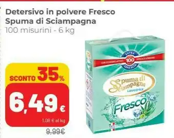 Coop Spuma di Sciampagna Detersivo In Polvere Fresco offerta