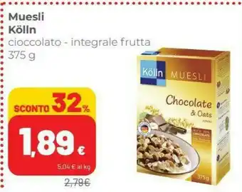 Coop Kolln Muesli offerta