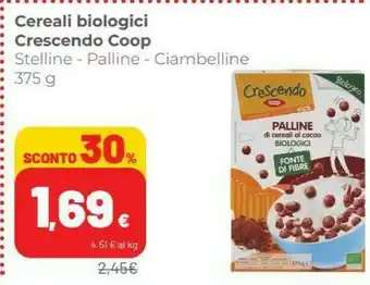 Coop Cereali Biologici Crescendo offerta