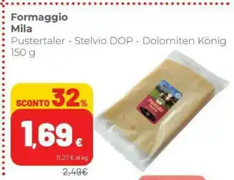 Coop Mila Formaggio offerta