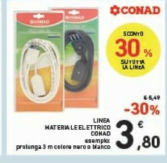Conad Conad Linea Materiale Elettrico offerta