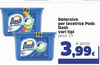 Sigma Dash Detersivo Per Lavatrice Pods offerta