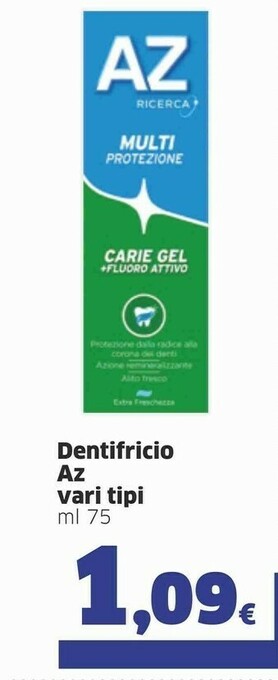 Sigma Az Dentifricio Vari Tipi offerta