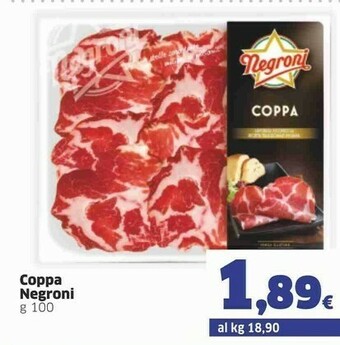 Sigma Negroni Coppa offerta
