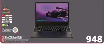 Comet Lenovo IDEAPAD GAMING 3 NOTEBOOK GAMING (15ARH7) offerta