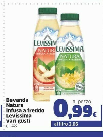 Sigma Levissima Bevanda Natura Infusa A Freddo offerta