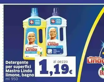 Sigma Mastro lindo Detergente Per Superfici offerta