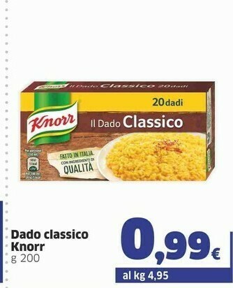 Sigma Knorr Dado Classico offerta