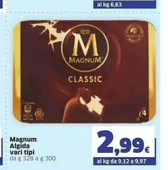 Sigma Algida Magnum Pistacchio 300 G(ml) offerta