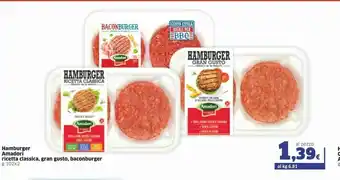 Sigma Amadori Hamburger Di Pollo Fonte Di Iodio 204 G(ml) offerta