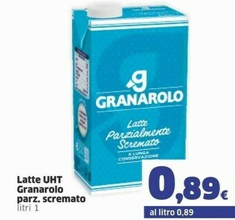 Sigma Granarolo Latte UHT Parzialmente Scremato A Lunga Conservazione 1000 G(ml) offerta