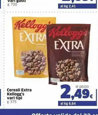 Sigma Kellogg's Cereali Extra offerta