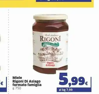 Sigma Rigoni Di Asiago Miele offerta