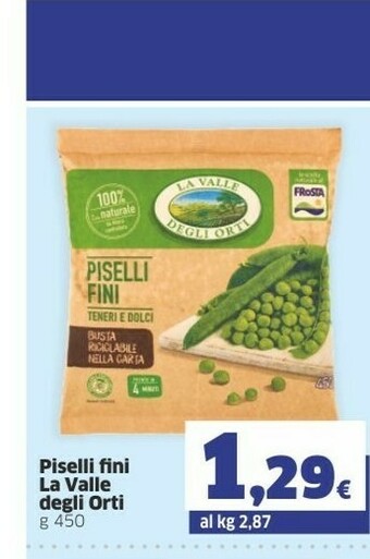 Sigma La Valle Degli Orti - Pisellini Fini 450 G(ml) offerta