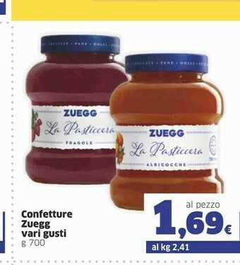 Sigma Zuegg Confetture offerta