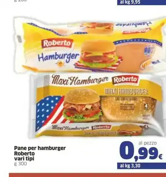 Sigma Roberto Pane Per Hamburger offerta