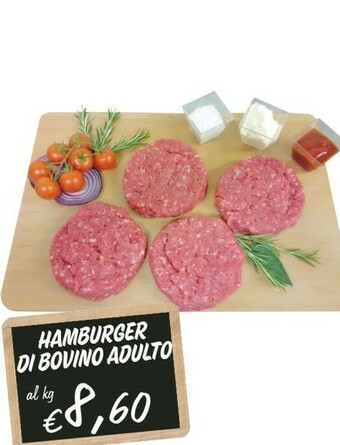 Sigma Hamburger Di Bovino Adulto offerta