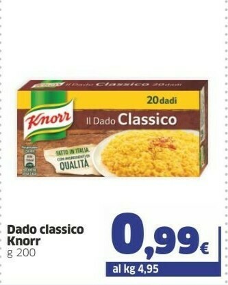 Sigma Knorr Dado Classico offerta