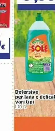 Sigma Sole Detersivo Per Piatti 1100 Ml offerta