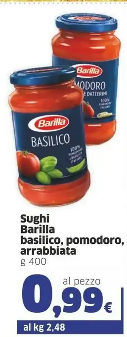 Sigma Barilla Basilico 400 G(ml) offerta