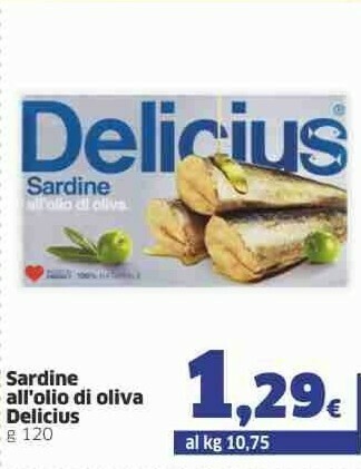 Sigma Delicius Sardine All'olio Di Oliva offerta