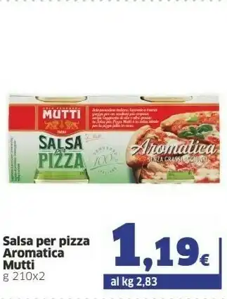 Sigma Mutti Salsa Per Pizza offerta