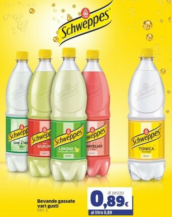 Sigma Schweppes Bevande Gassate offerta