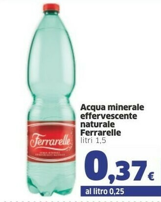 Sigma Ferrarelle Acqua Minerale Effervescente Naturale offerta
