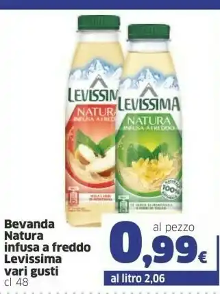 Sigma Levissima Bevanda Natura Infusa A Freddo offerta