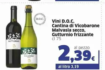 Sigma Cantina Di Vicobarone Vini Doc offerta