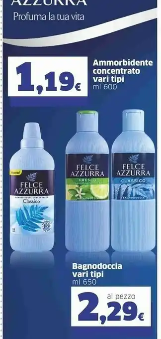 Sigma Felce Azzurra Ammorbidente Concentrato 600 Ml offerta