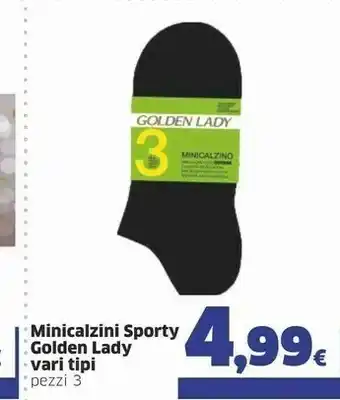 Sigma Golden Lady Minicalzini Sporty 3 Pezzi offerta