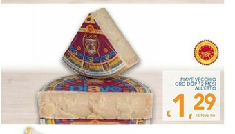 Vivo Supermercati Piave Vecchio Oro Dop 12 Mesi offerta