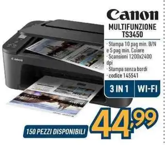 Canon MULTIFUNZIONE TS3450