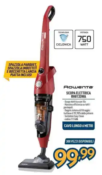 Sinergy Rowenta SCOPA ELETTRICA RH8133WA offerta