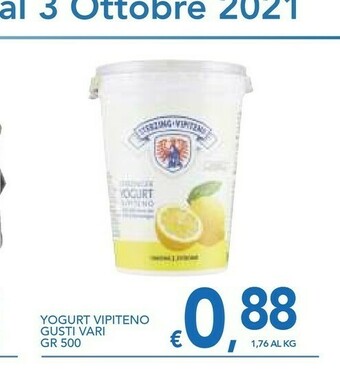 Vivo Supermercati Vipiteno Yogurt offerta